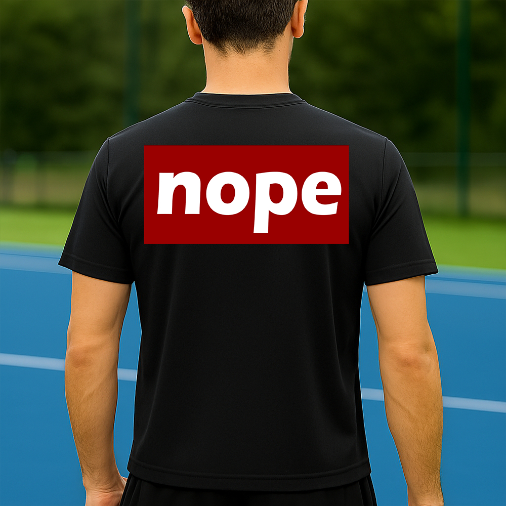 Camiseta Dry Fit Masculina Estampada Nope P ao GG Leve Respirável Academia Treino