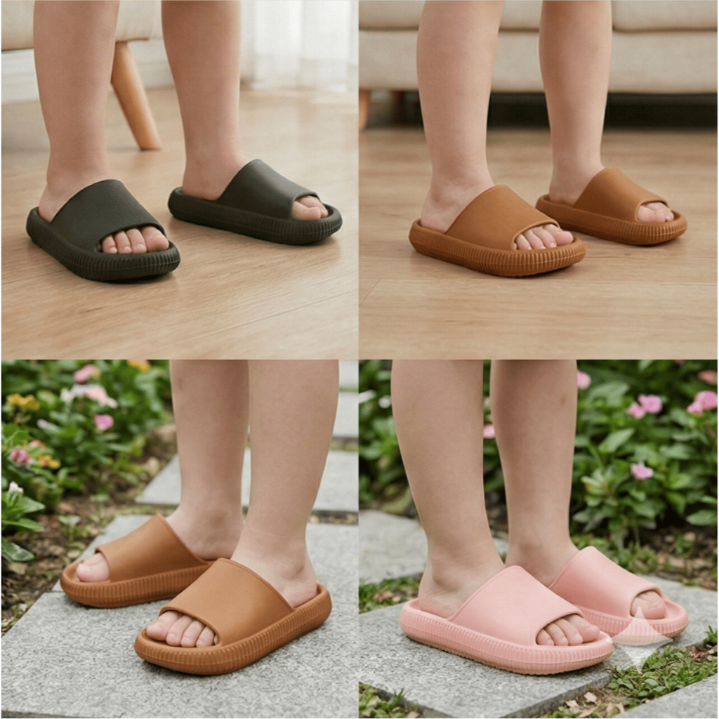 Chinelo Slide Infantil Adulto Sandália Menino Menina Leve Macio Antiderrapante Confortável