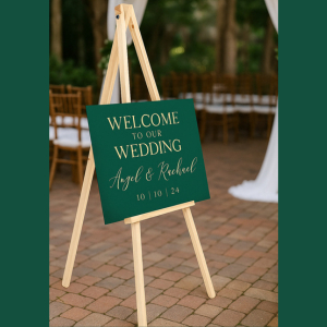 Cavalete para Pintura placa de recepção casamento evento festa aniversario