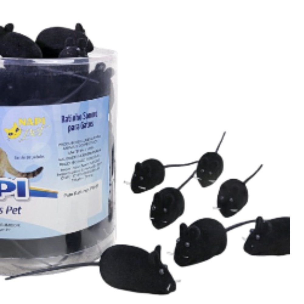 Ratinho Sonoro para Gatos – Brinquedo Interativo com Som – Estimula a Caça – Kit com 50 Unidades