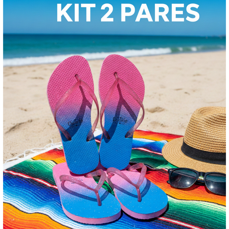 Kit 2 Pares de Chinelo Sandalia Feminino Adulto Verão Slim Ortopédico Mais Vendidos