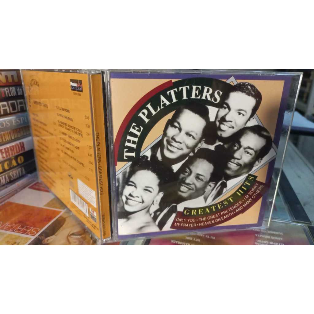 Cd The Platters Greatest Hits -NOVO - only you the great pretender im sorry my prayer heaven on earth and many others