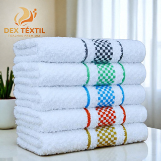 Kit 5 Panos de Prato Jacquard 45x70 Atoalhado Toalha Copa Premium Gourmet Luxo em Oferta na Shopee