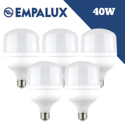 Kit 5 Lâmpadas Alta Potência 40W ECO 6500K E27 EMPALUX Potente