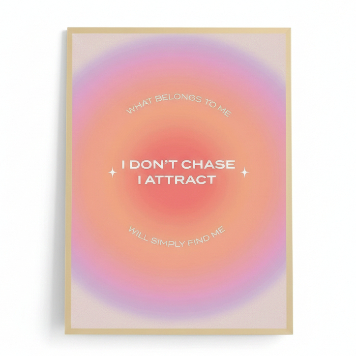 Quadro decorativo Aura Gradiente Espiritual Trendy Poster 40x60 1 peça