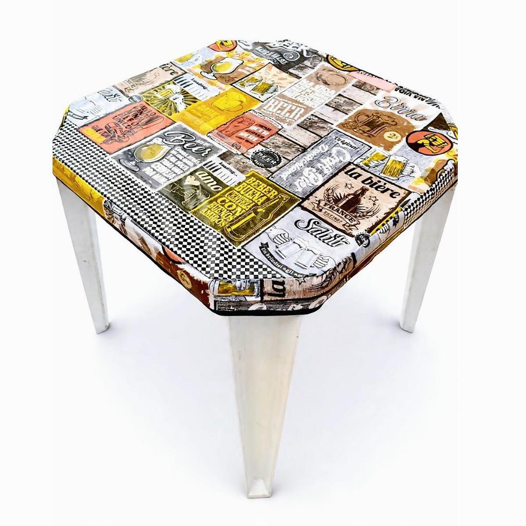 Kit 6 Capas Para Mesa De Plástico Estampada Impermeável 70x70 Bar Restaurante Lanchonete em Oferta na Shopee