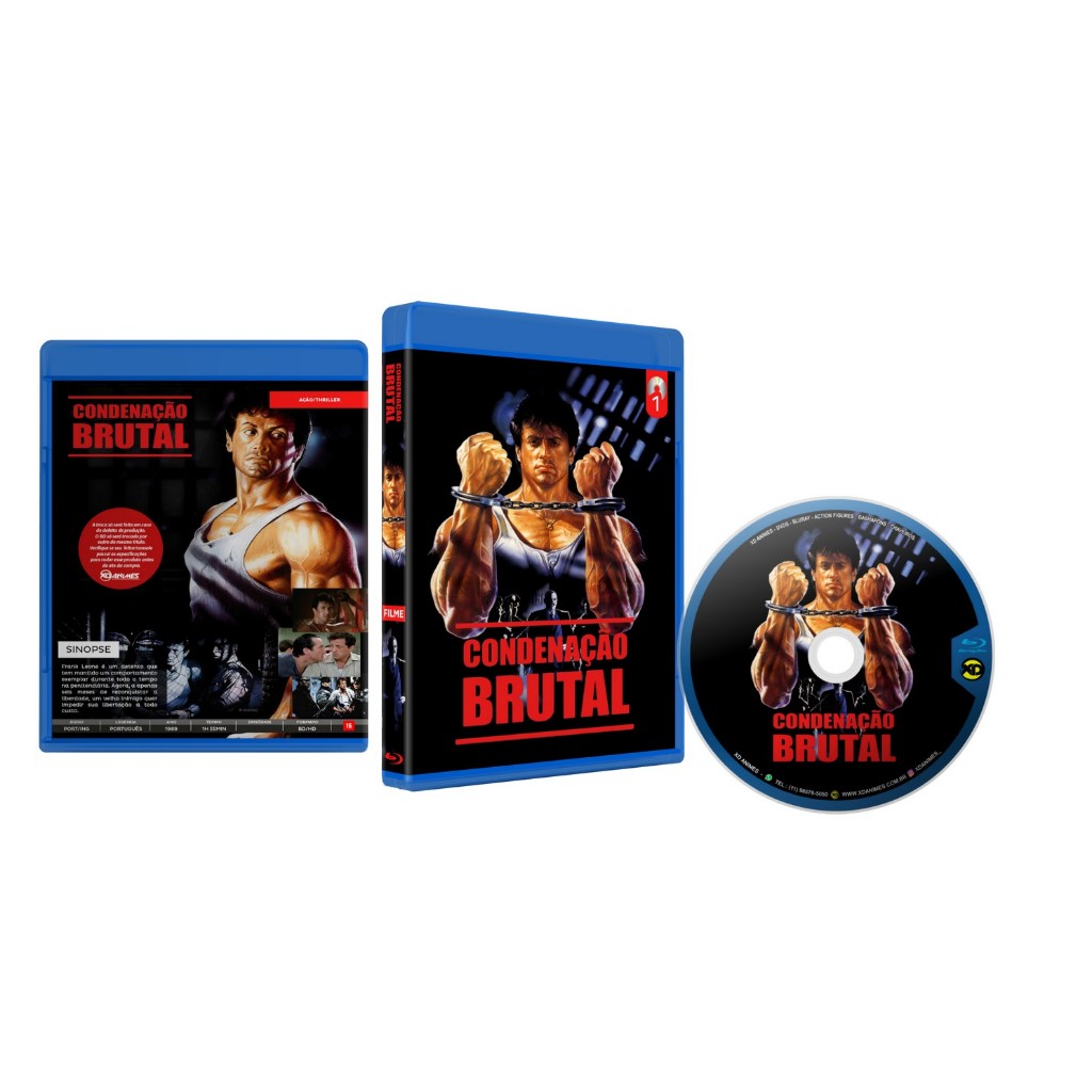 Bluray Condenação Brutal (1989) Lock Up - Fullhd - Sylvester Stallone