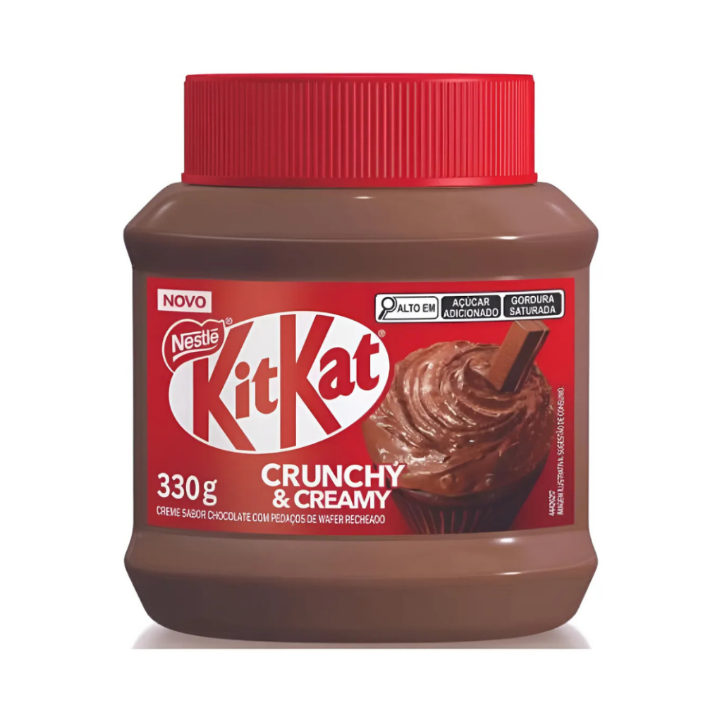Creme Crocante Kitkat 330g Pote Nestlé Crunchy Creamy