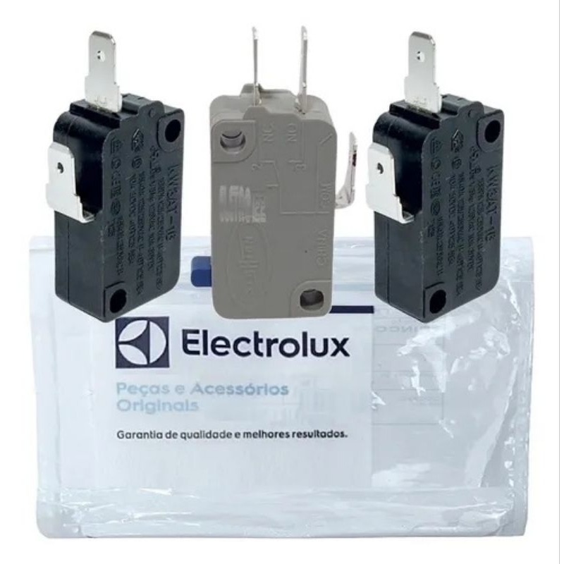 3 Peças Micro Chave Switch Interruptor Microondas Electrolux Mtd30 Mef28 Mef30 Mef33 Mef41 Original