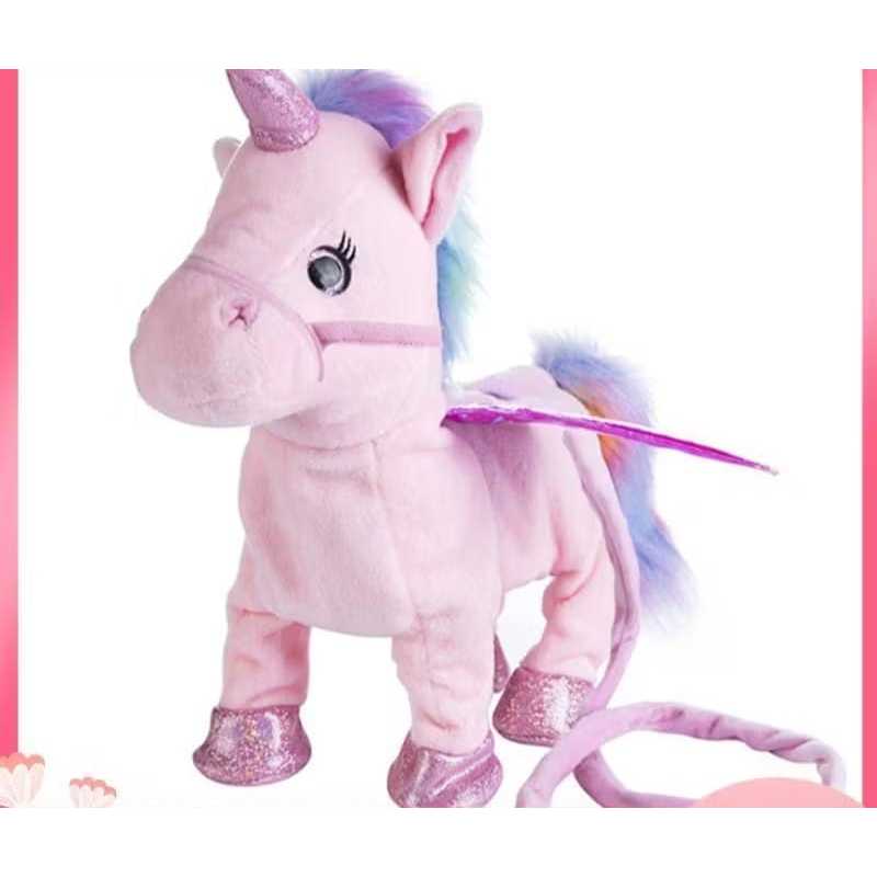 Brinquedo Elétrico De Pelúcia Unicórnio Que Anda/Dança/Canta Para Crianças/Presentes De Aniversário