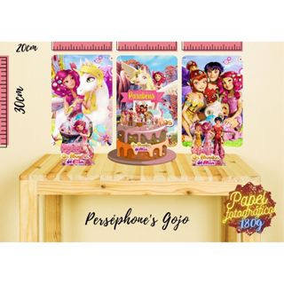 Kit É só um bolinho tema Os Mundos de Mia em Oferta na Shopee