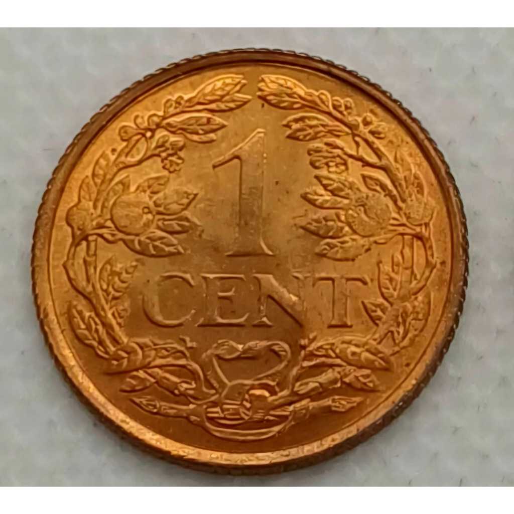 Moeda Antilhas Holandesas - 1 centavo - FC