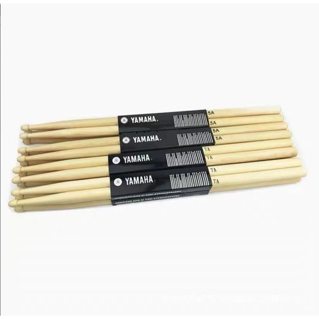 Baqueta Yamaha Mapple Wood 5a - 7a (Par) em Oferta na Shopee