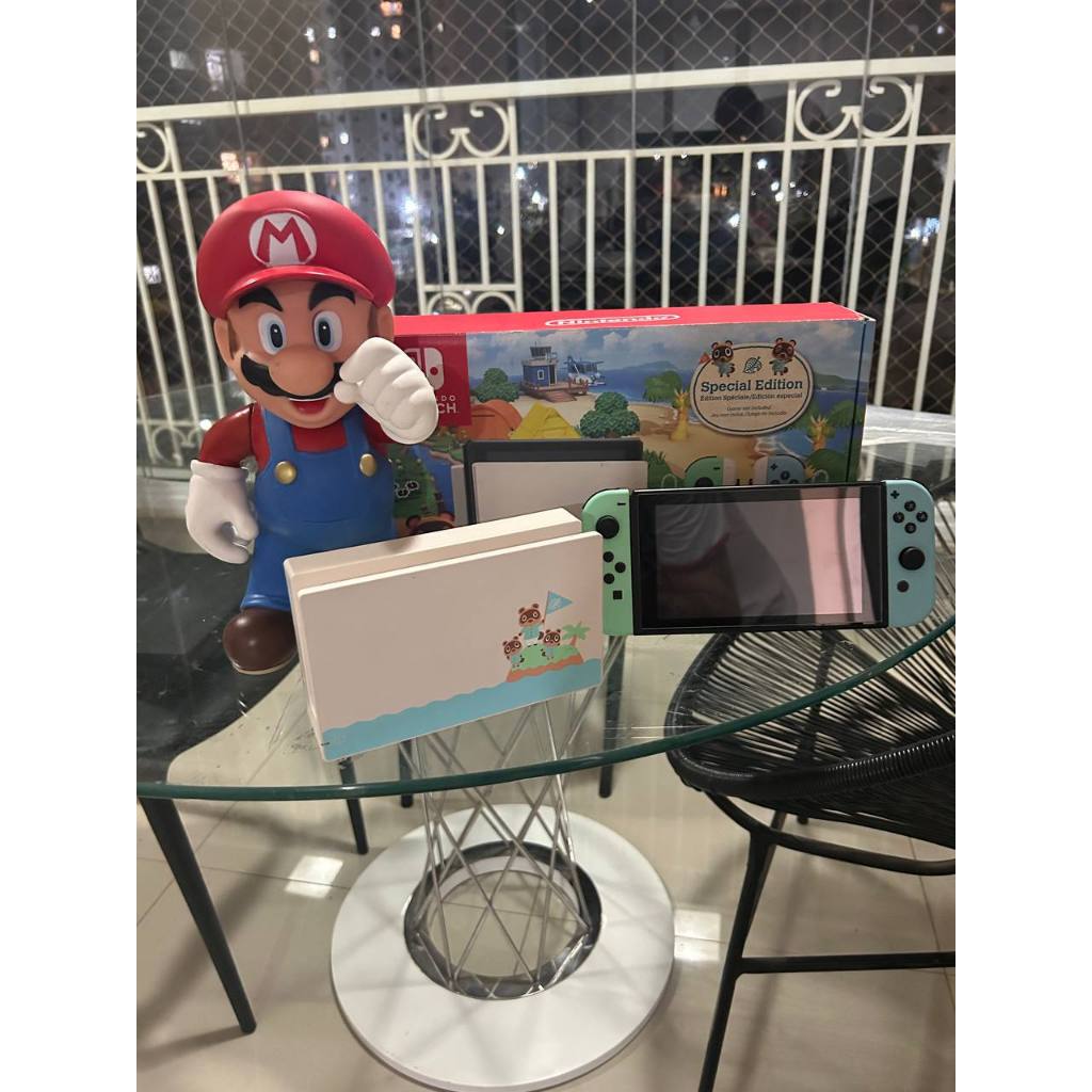 NOTA FISCAL CONSOLE NINTENDO SWITCH ANIMAL CROSSING DESBLOQUEADO COMPLETO ENVIO IMEDIATO