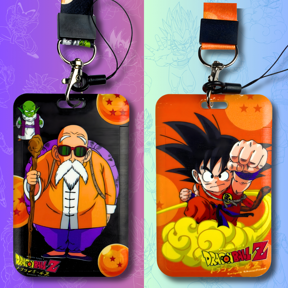 Porta Crachá Dragon Ball | Papelaria Fofa Kawaii | Acessório Escolar e Trabalho em Oferta na Shopee