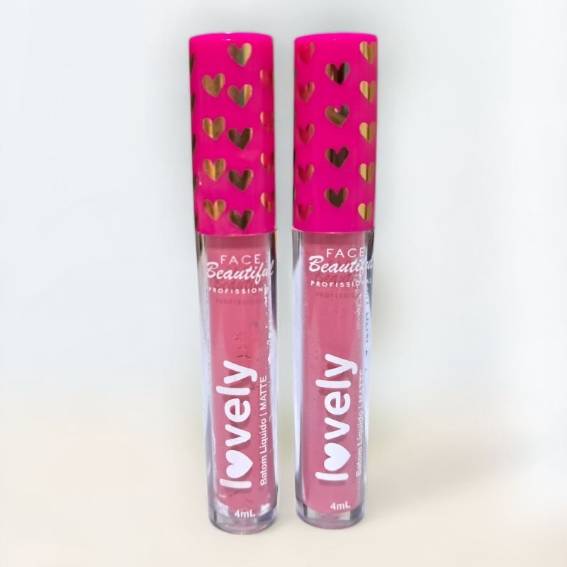 Batom Líquido Matte Lovely - Face Beautiful Profissional