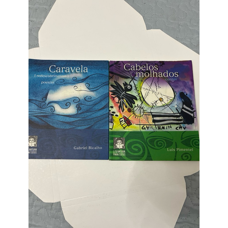 2em1 - Caravela e Cabelos molhados - Livros infantis