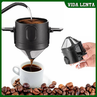 Portátil Inox Coador De Café Chá Mini Filtro Reutilizável em Oferta na Shopee