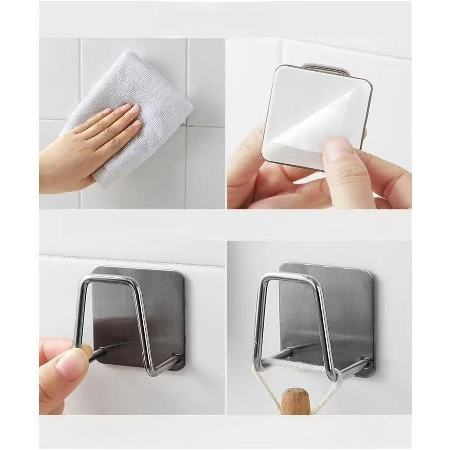 Suporte para Esponja de Aço Inox - Kit com 3, 6 ou 9 Peças, Prateleira para Pia da Cozinha