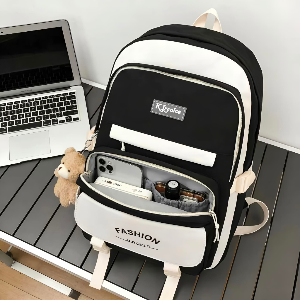 Versão coreana grande capacidade mochila pequena mulher estudante lazer viagem em Oferta na Shopee