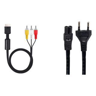 Cabo AV RCA para PlayStation 1, 2 e 3 - Conexão Simples e Imagem Nítida em Oferta na Shopee