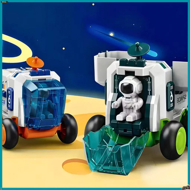 Aventura Espacial Completa: Brinquedo com Nave, Carrinho e Astronauta - Seguro para Crianças a Partir de 3 Anos