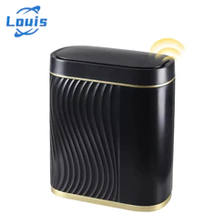 Louis Lixeira Inteligente Com Sensor 8L Recarregável Lixeira Escritorio Banheiro kit Lixeira Cozinha