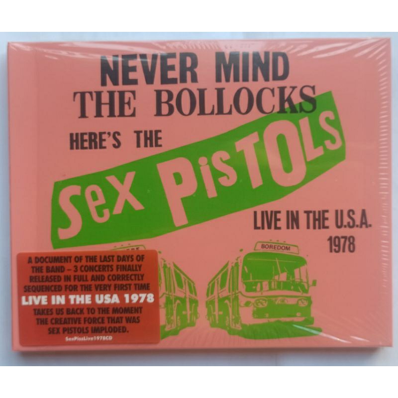 CD SEX PISTOLS NEVER MIND THE BOLLOCKS HERE'S THE SEX PISTOLS LIVE IN THE USA 1978 2025 EU