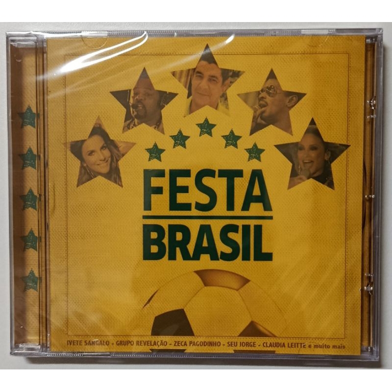 CD - FESTA BRASIL - IVETE SANGALO, GRUPO REVELAÇÃO, ZECA PAGODINHO, SEU JORGE...
