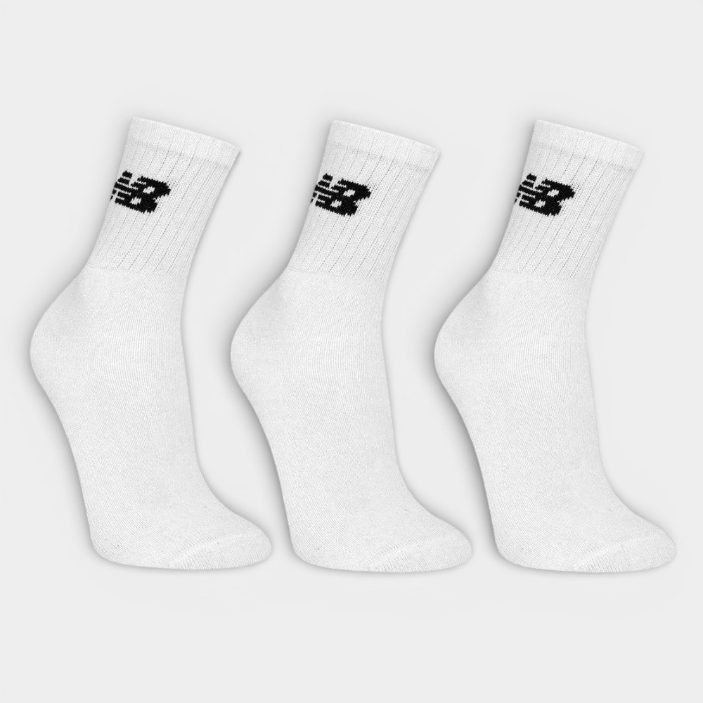 Kit Meia New Balance Cano Alto C/ 3 Pares Original em Oferta na Shopee
