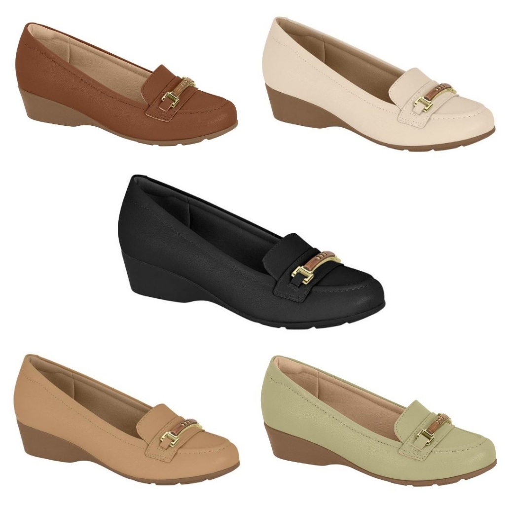 Sapato Feminino Mocassim Anabela Modare Ultraconforto 7014.287