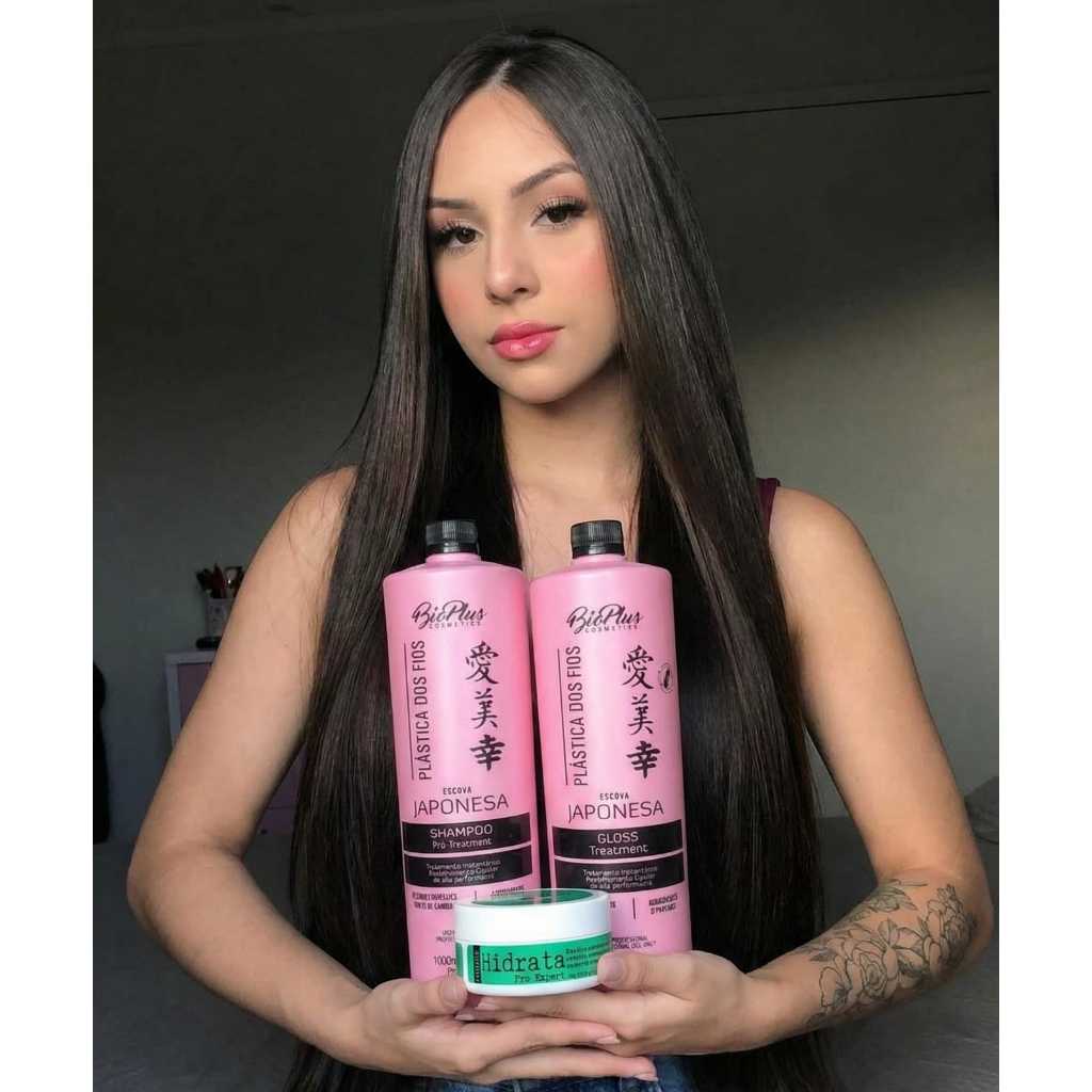 Kit 1 Progressiva Japonesa Alisa Definitivo 2x1000ml + Hidratação