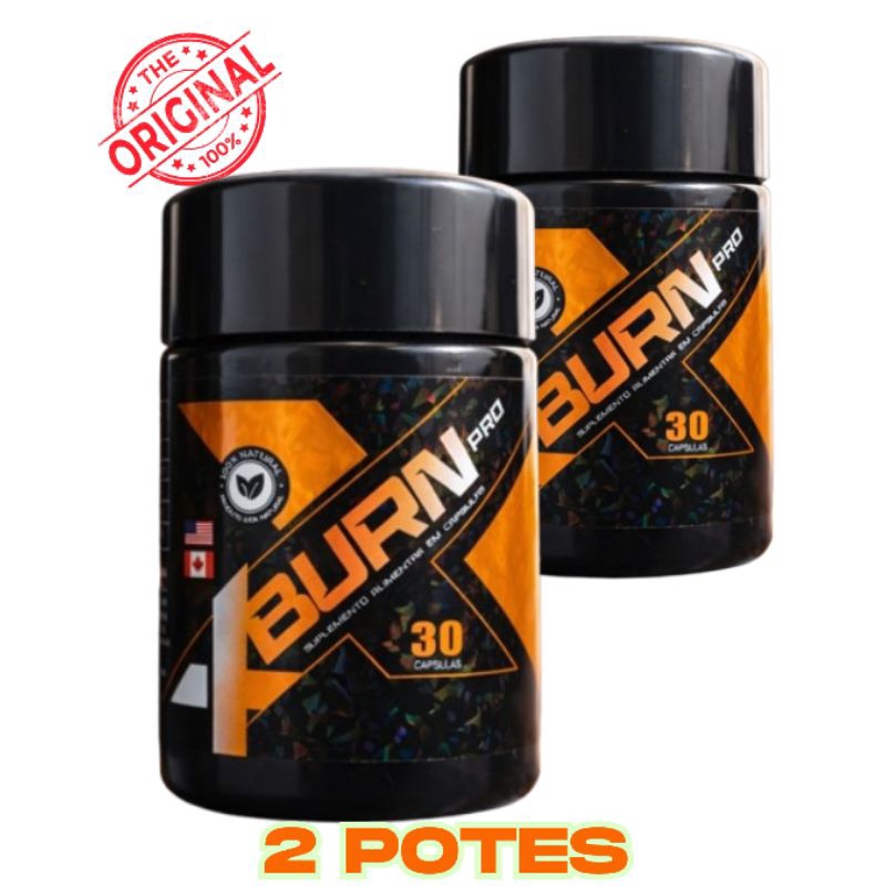 KIT 2 BURN PRÓ LARANJA- 30 CÁPSULAS CADA POTE