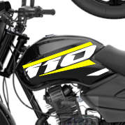 Kit Tanque TVS 110i mottu SOMENTE ADESIVO DO TANQUE, diversas cores vinil adesivo em Oferta na Shopee