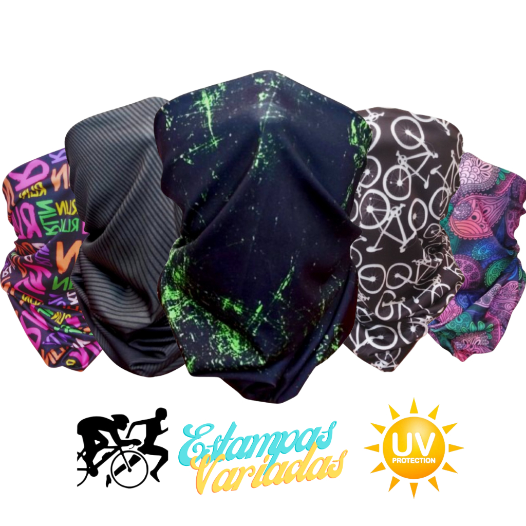 Bandana Tubular Ciclismo Balaclava Corrida Pesca