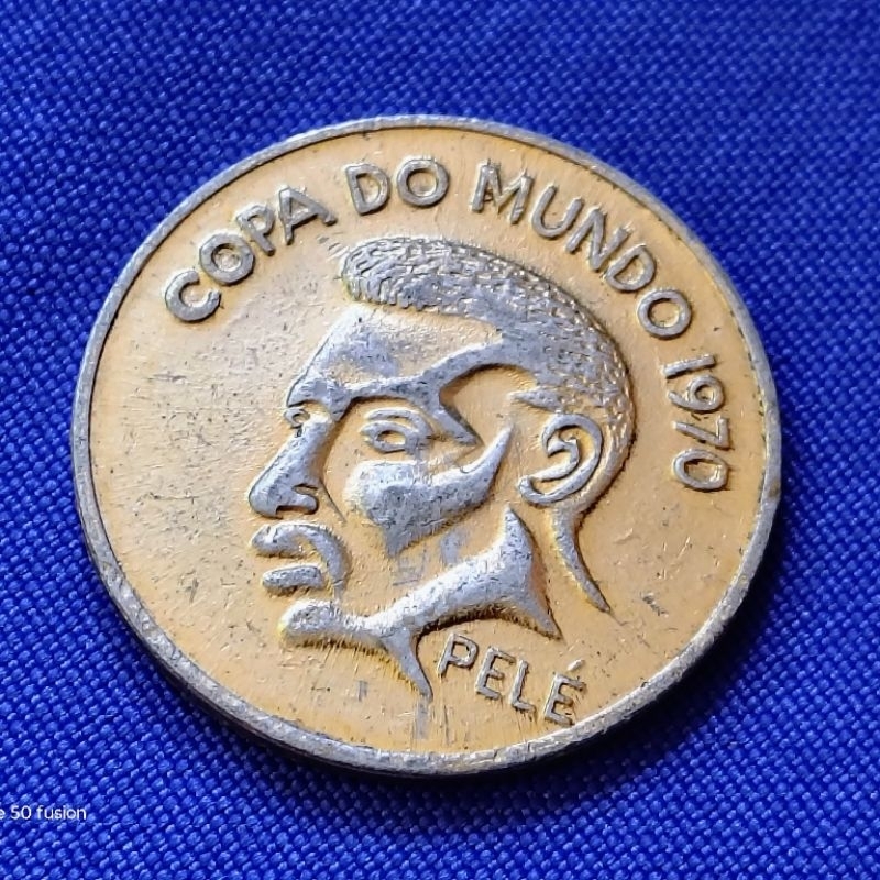 Medalha Do Pelé Da Revista Placar Copa Do Mundo de Futebol De 1970 - Elimatec Moedas Antigas.