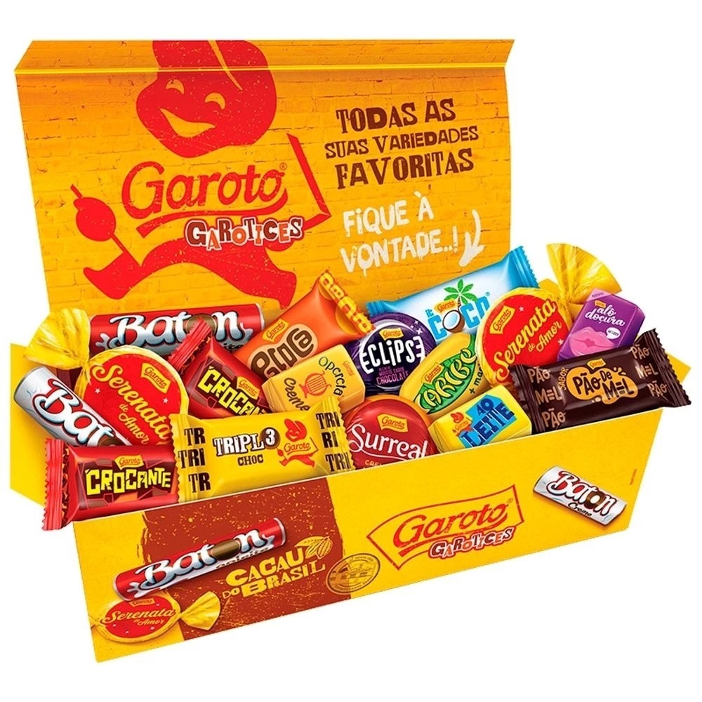 Caixa de Bombom Garoto 250g