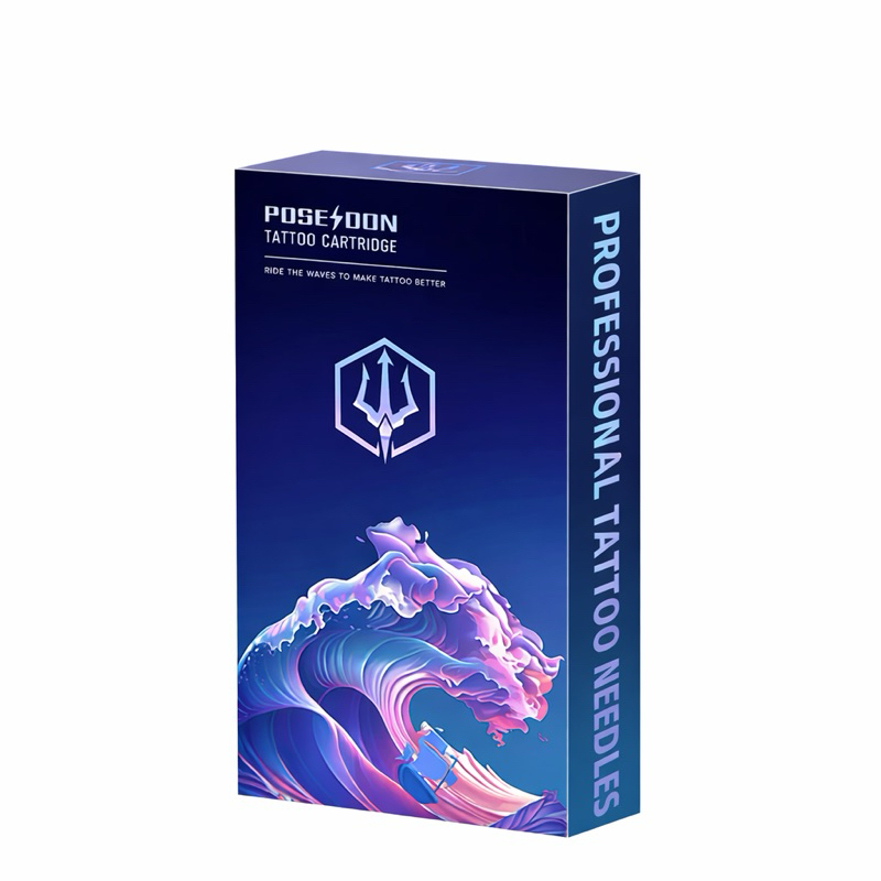 Agulhas para pen tattoo Cartucho Poseidon V4 Profissional caixa com 20un traço pintura RL RM RS