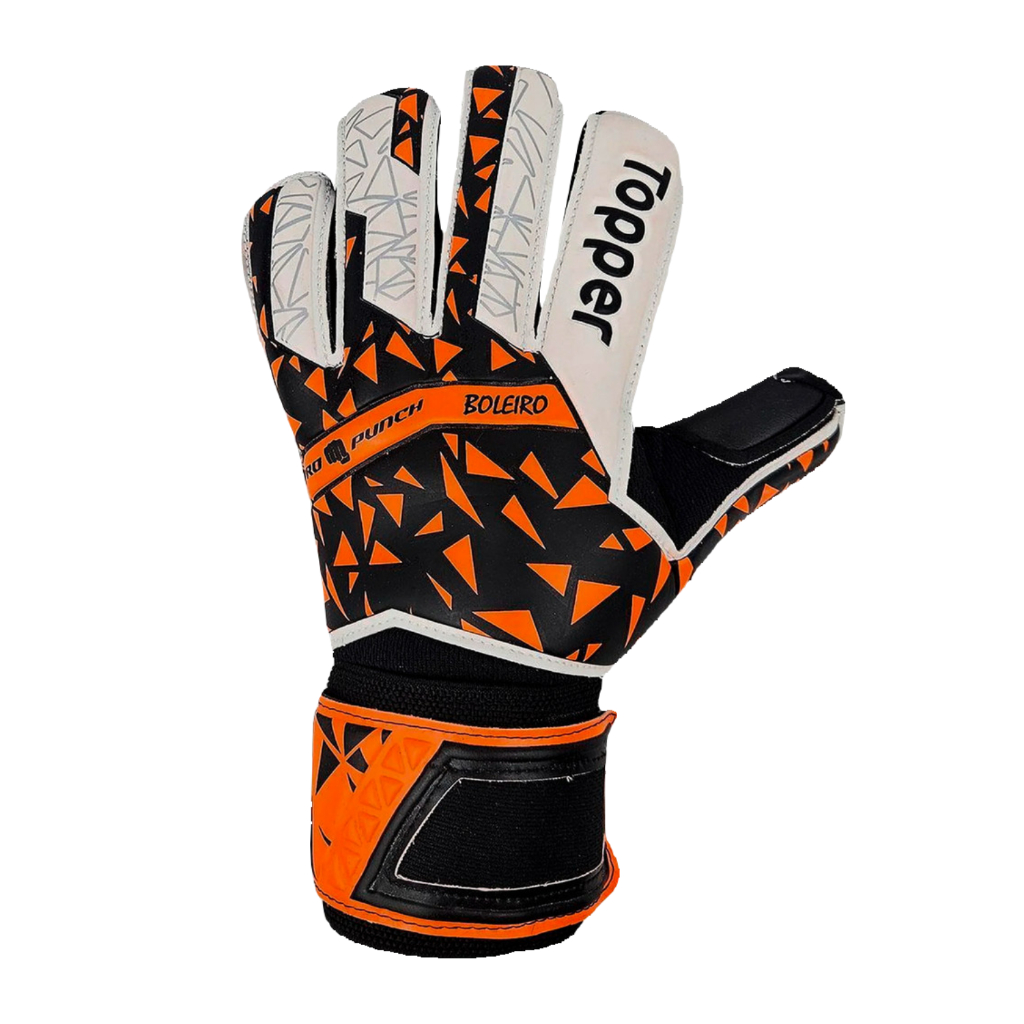 Luva de Goleiro Topper Boleiro Pro Punch Campo Treino