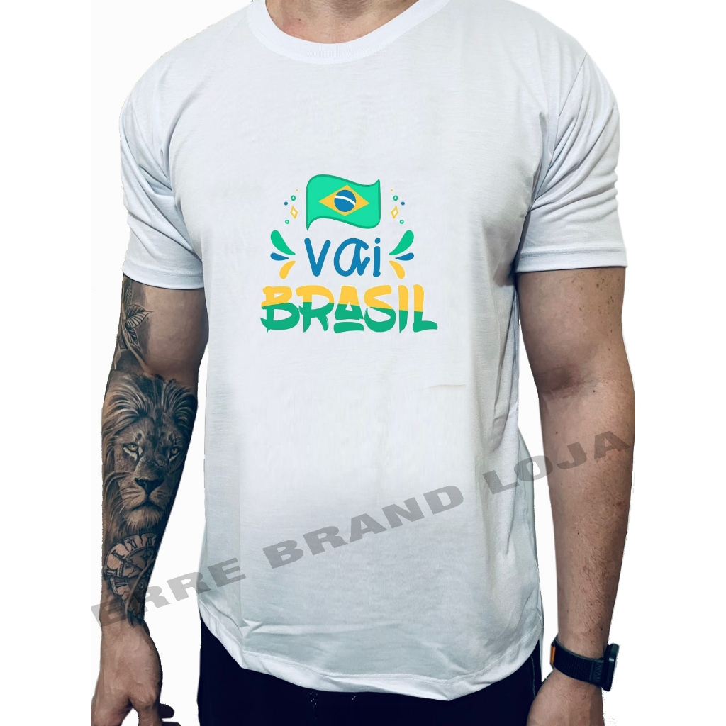 Camiseta Brasil Copa do Mundo 2026 várias estampas Futebol Comemoração envio rápido