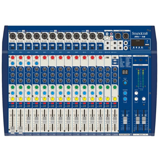 Mesa De Som Profissional Soundcraft 16 canais Mi-16 Series Console Original Mi16 Bluetooth USB em Oferta na Shopee
