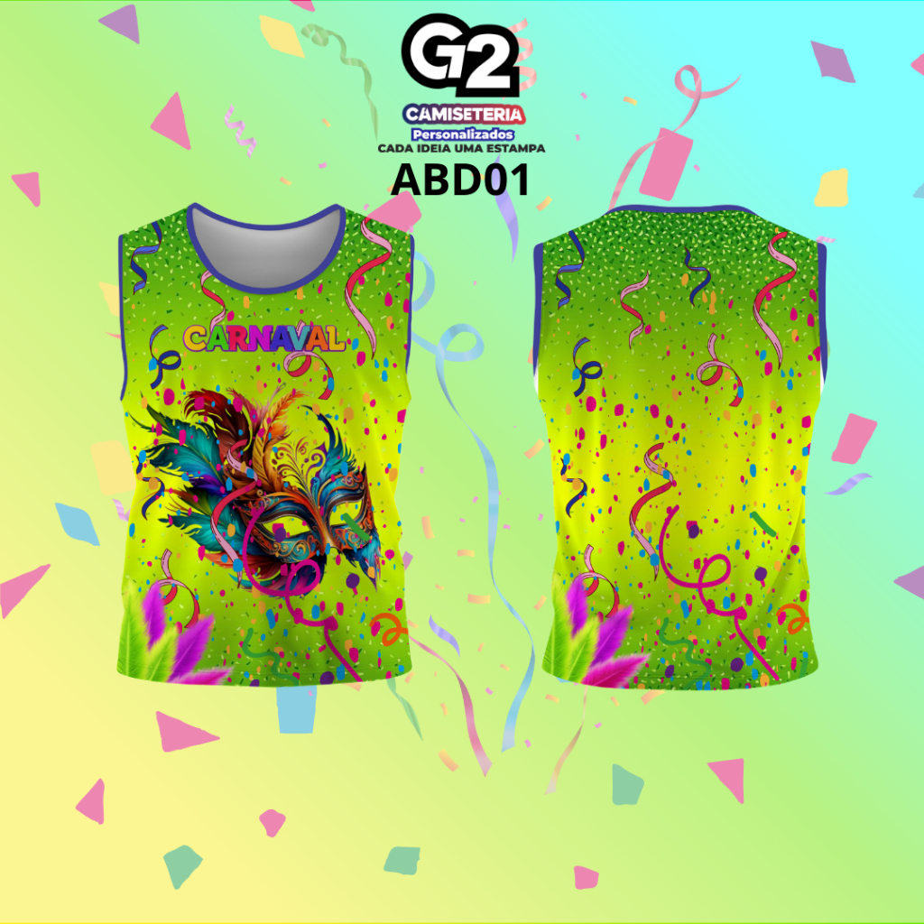 25 Abadás Personalizados Para Festas e Carnaval em Oferta na Shopee