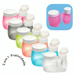 Dosador de acetona com porta algodão 2 em 1 Porta acetona Manicure Pedicure Santa Clara em Oferta na Shopee