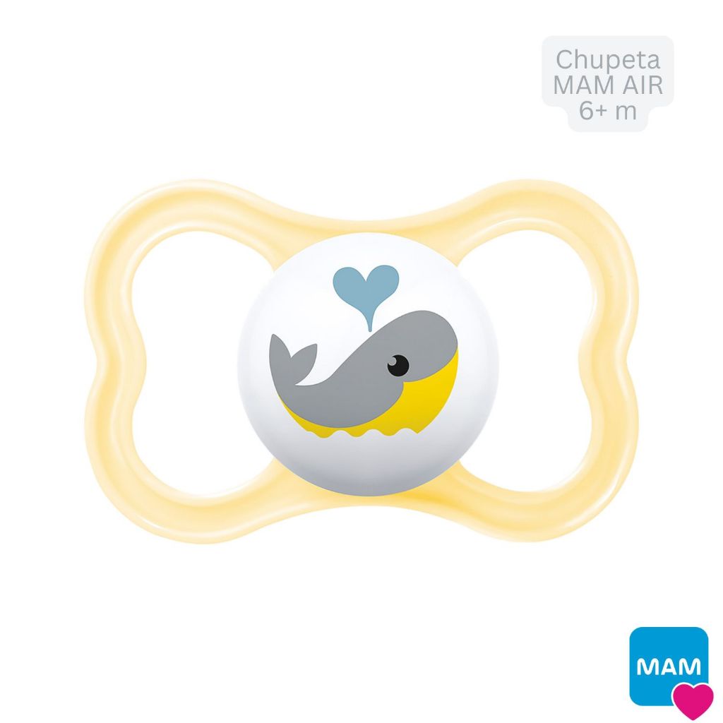 Chupeta MAM Air 6+ Meses Bico Silicone Chupeta Bebe Neutra