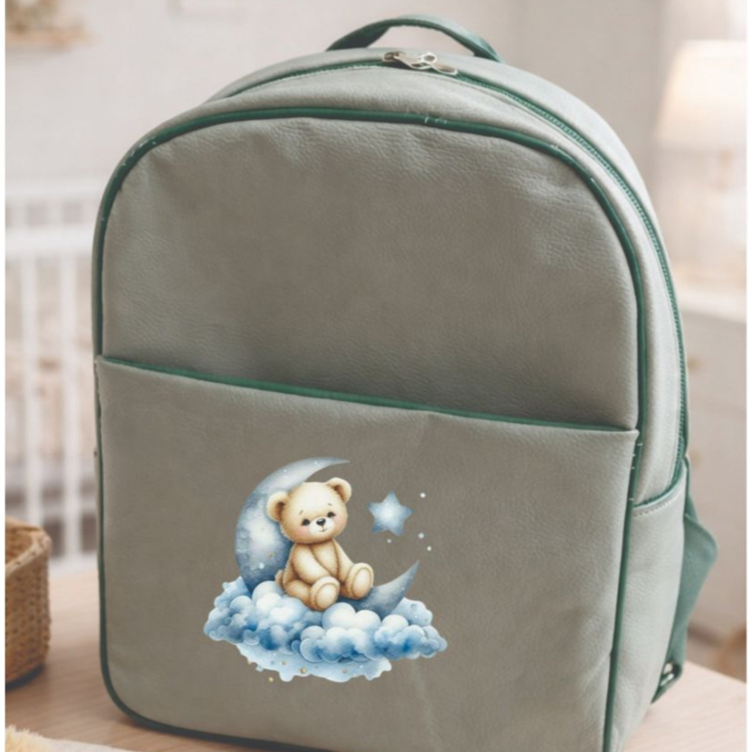 Mochila Bolsa Maternidade Mãe e Bebê Verde exclusivo