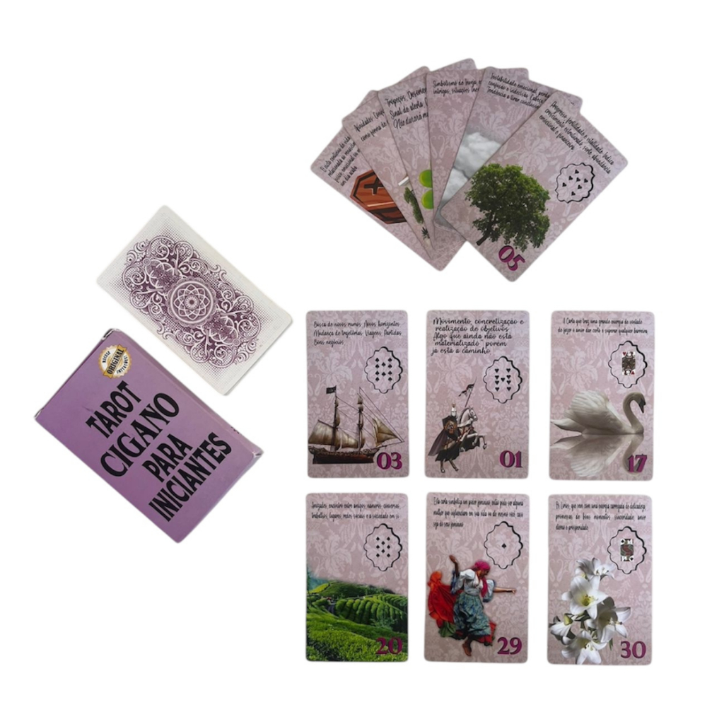 Tarot Cigano Para Iniciantes - Baralho de Tarô Completo - Ideal Para Aprender