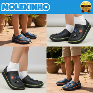 Sandália Babuche Infantil Masculina Molekinho Papete Confortável Leve Macio Slide Calce Fácil em Oferta na Shopee