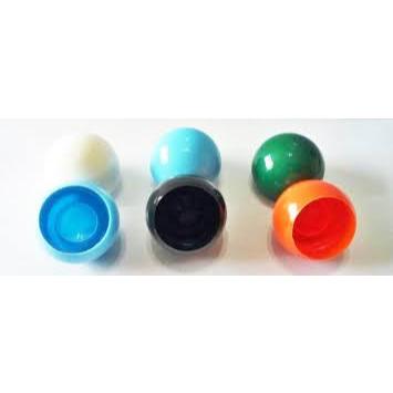 SO TAMPA - KIT 20/50UNID.TAMPA BOLA R13- PLASTICA DIVERSAS CORES A ESCOLHER P/FRASCOS VIDRO