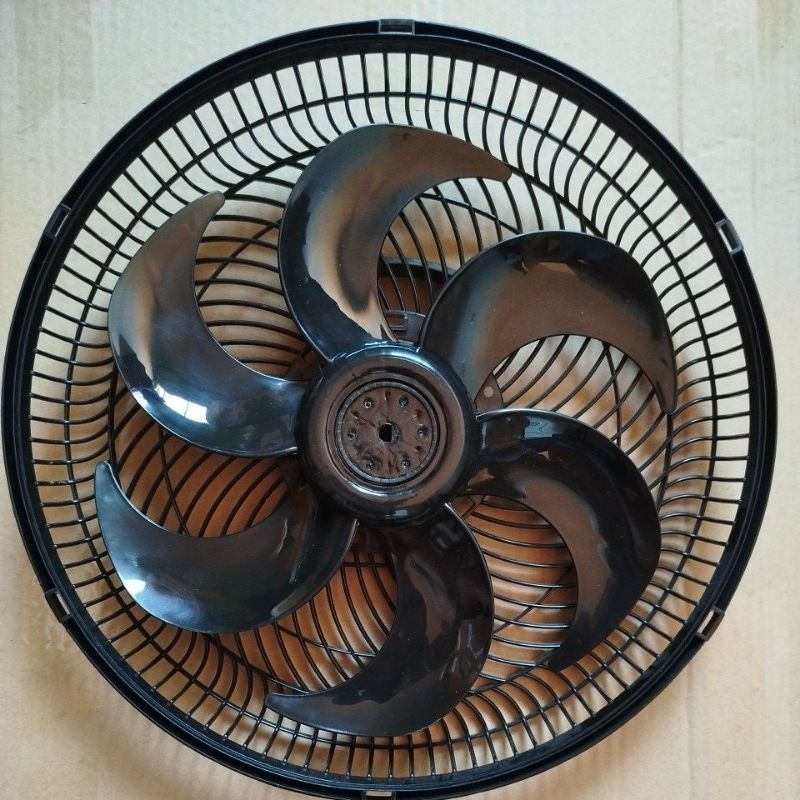 Grade Traseira + Hélice + Base Ventilador Mondial 30cms  Preta Original