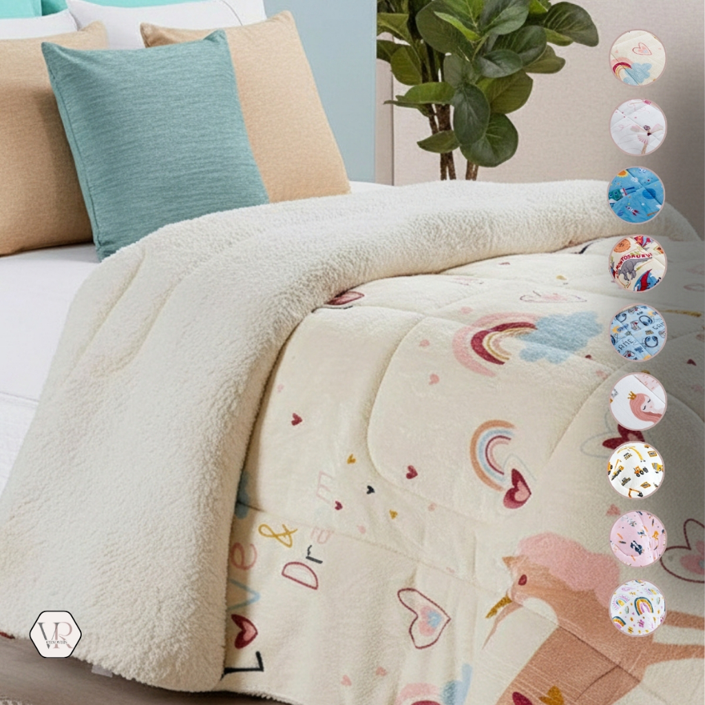 Coberdrom Coberta Infantil Cama SOLTEIRO Estampada